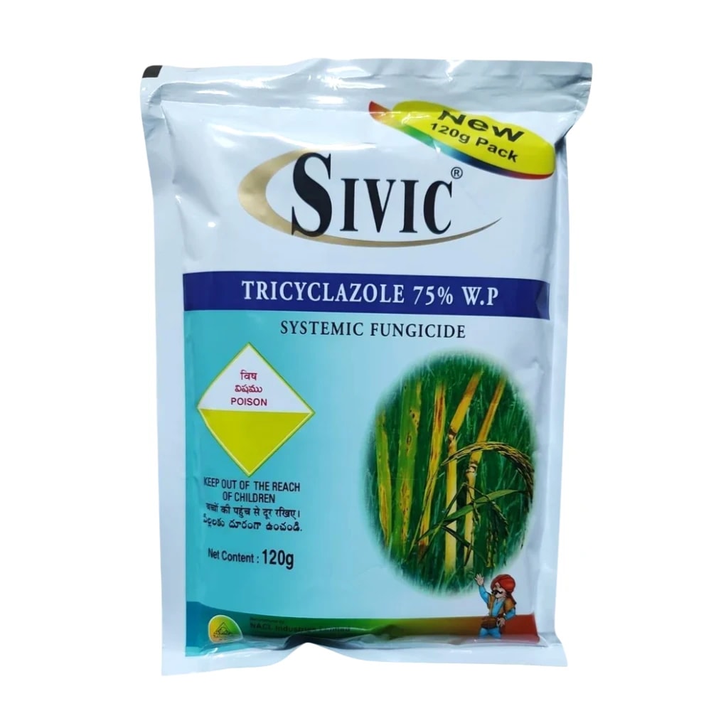 NACL SIVIC Tricyclazole 75% WP Fungicide, Effective For Blast Control In Rice