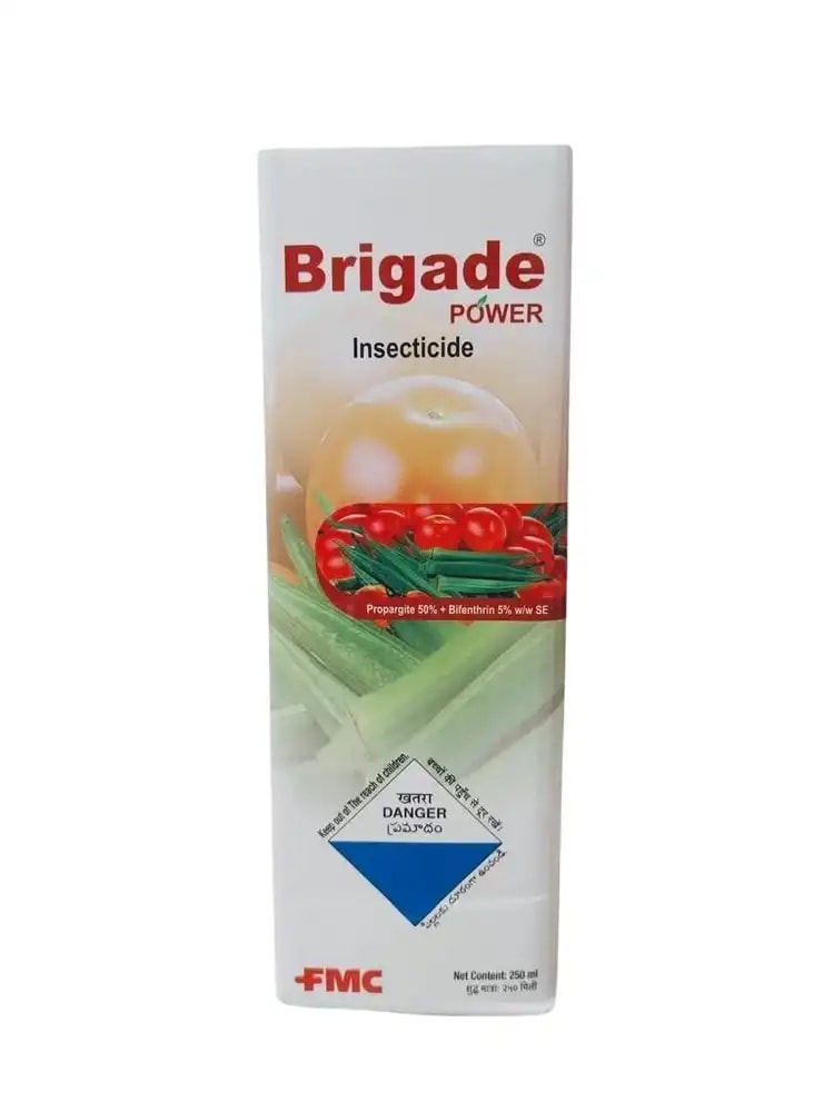 FMC Brigade Power Insecticide Propargite 50% + Bifenthrin 5% SE, Broad Spectrum Insecticide and Miticide