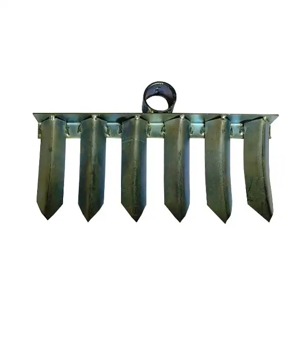 Garden Rake Head (Patti Datal) Teeth, Made Of Hard Ms Sheet And Galvanized, Used For Collecting Leafs And Long Grass