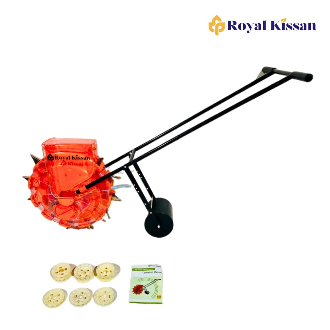 Royal Kissan Adjustable Agricultural Hand Operated Manual Seeder (RK-A012)With Adjustable Speed Space And Mouth Number. - Image 4