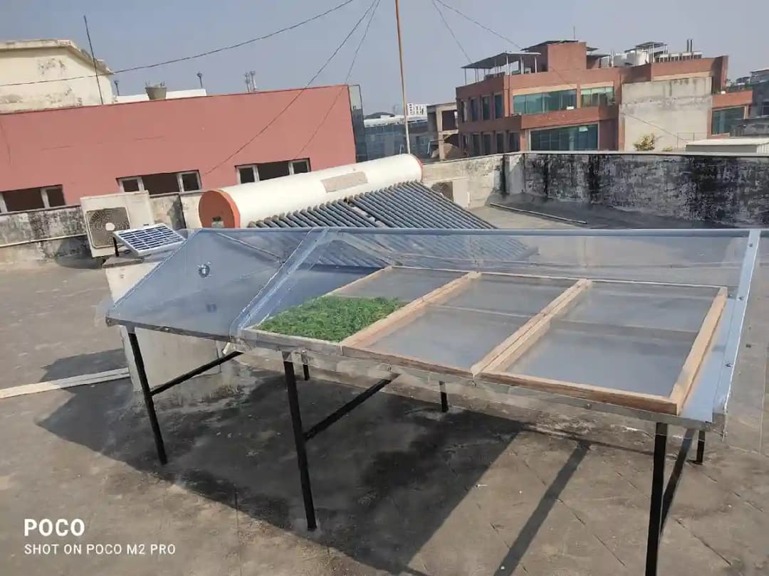 Sahaj Small Farm Purpose Solar Dryer. The Most Beneficial Solar Dryer for All Small Scale Farmers to Gain Higher Benefit.