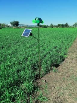 GreenVayu Advance Mr. Gogo Ultrasonic Farm Animal Repellent Device, 12V Solar Panel, 24000 mAh Lithium-ion Battery, 360 Degree Rotation 8