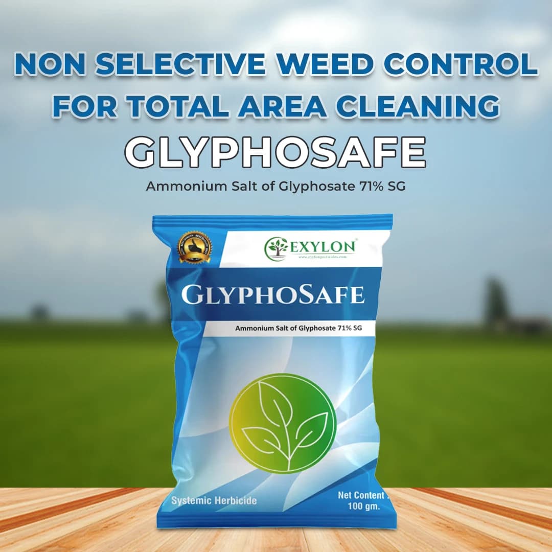 Exylon GlyphoSafe Ammonium Salt of Glyphosate 71% SG Herbicide, Effective Weeds Control In Multiple Crops - Image 2