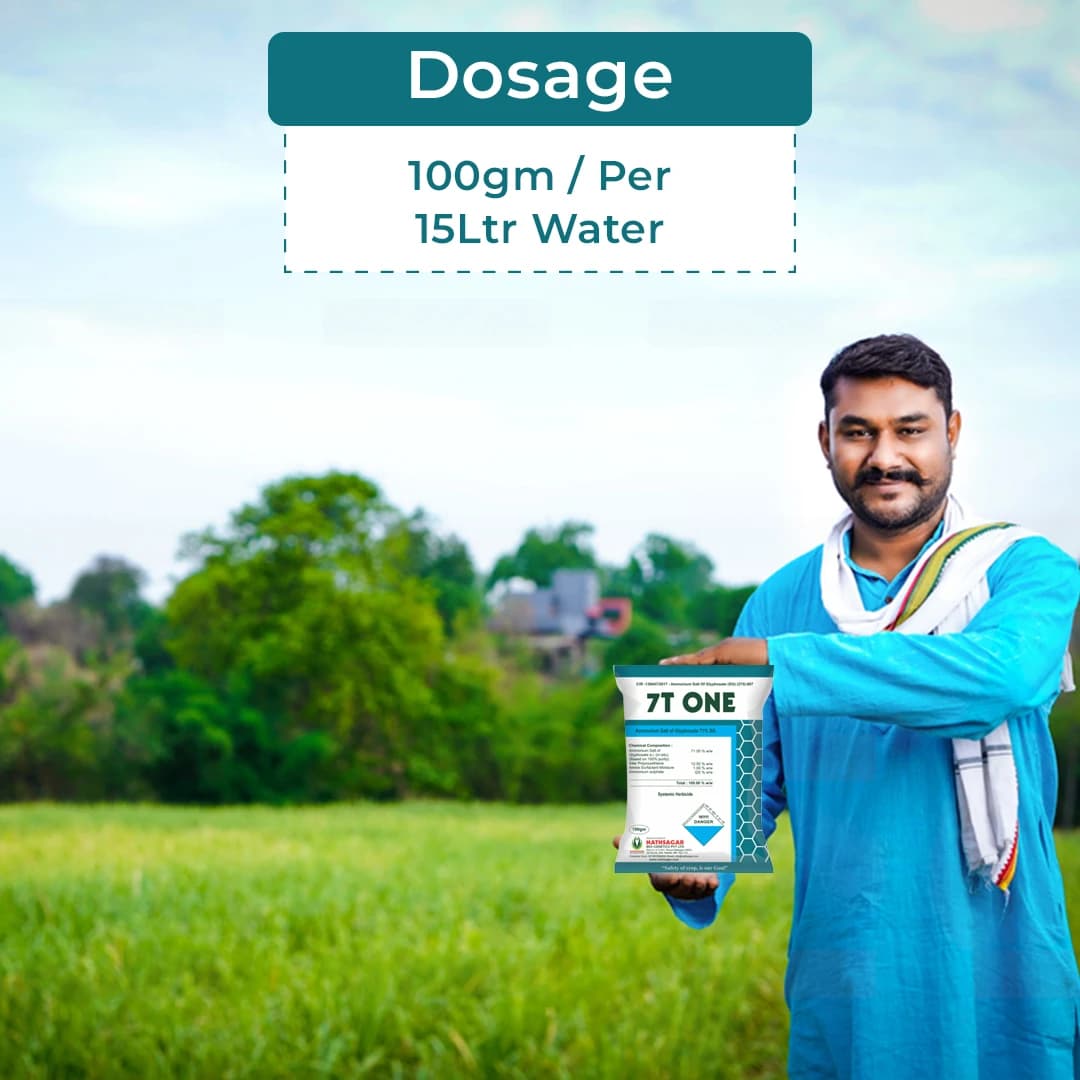 Nathsagar 7T ONE Glyphosate 71% SG , Non Selective Post Emergence Herbicide - Image 5