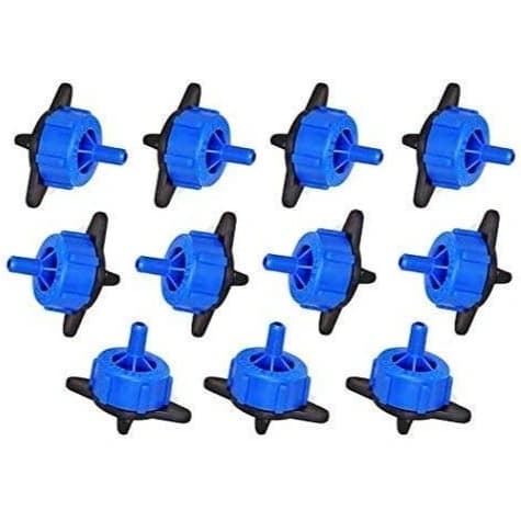 Vasudha Irrigation Adjustable Blue Dripper 8 LPH For Drip Irrigation - Image 2