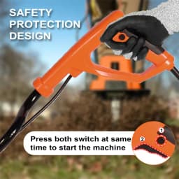 Neptune NC-41E 1500W Electric Portable Mini Garden Tiller with 6 Blades, Flexible Working Width 45cm, Depth 22cm, Ideal for Soil Preparation & Tilling 7