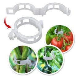 Siddhi Plastic Garden Plant Support Clips, Tomato Clips for Tomato Cucumber Flower Squash Vine to Make Garden Vegetables Grow Healthy