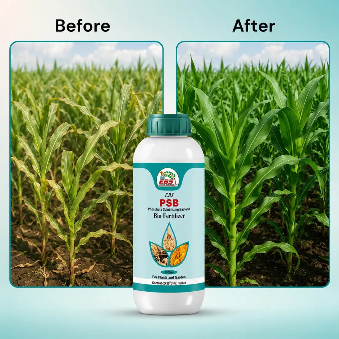 EBS PSB ಫಾಸ್ಫೇಟ್ ಸೊಲ್ಯುಬಿಲೈಸಿಂಗ್ ಬ್ಯಾಕ್ಟೀರಿಯಾ ಜೈವಿಕ ಗೊಬ್ಬರ - ಬೇಳೆಕಾಳುಗಳಿಗೆ ಮತ್ತು ಎಲ್ಲಾ ಬೆಳೆಗಳಿಗೆ ಉಪಯುಕ್ತ - Image 7