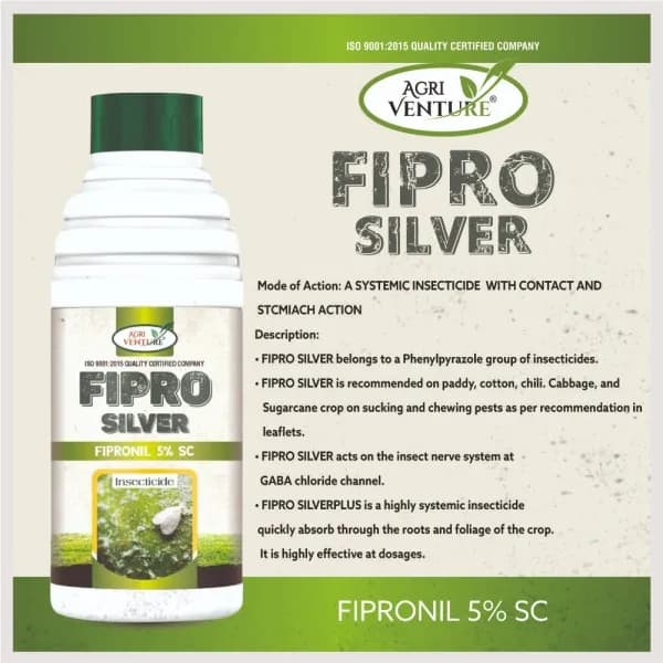Agriventure FIPRO Silver Fipronil 5% SC Insecticide, Compatible with Insecticide and Fungicide - Image 4