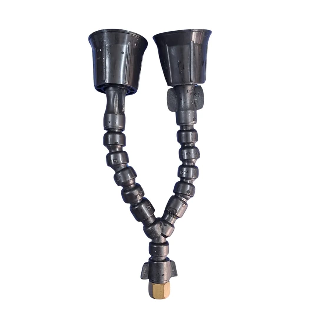 Radhe 2 Head Adjustable Nozzle With Brass Connector For Battery Sprayer, Offers Two Nozzles For Broader Coverage. - Image 3