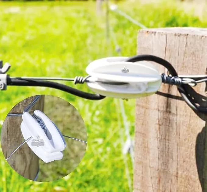 Urja White Fencing Corner For Solar Zhatka Machine, Used On Fence Corners, Fence Energizers, and Guards - Image 2