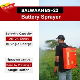 Balwaan BS-22 Single Motor Battery Operated Sprayer, 12 Volt X 12 Amp, Heavy Duty Material, 18 L Tank Capacity 1