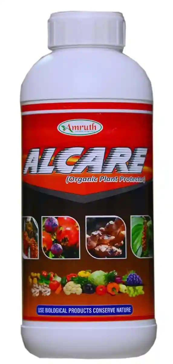 Amruth ALCARE Systemic Organic Fungicide, Controls Diseases Like Kole-roga of Areca Nut, Coconut, Wilt Disease, Downy mildew, Damping Off etc. - Image 1