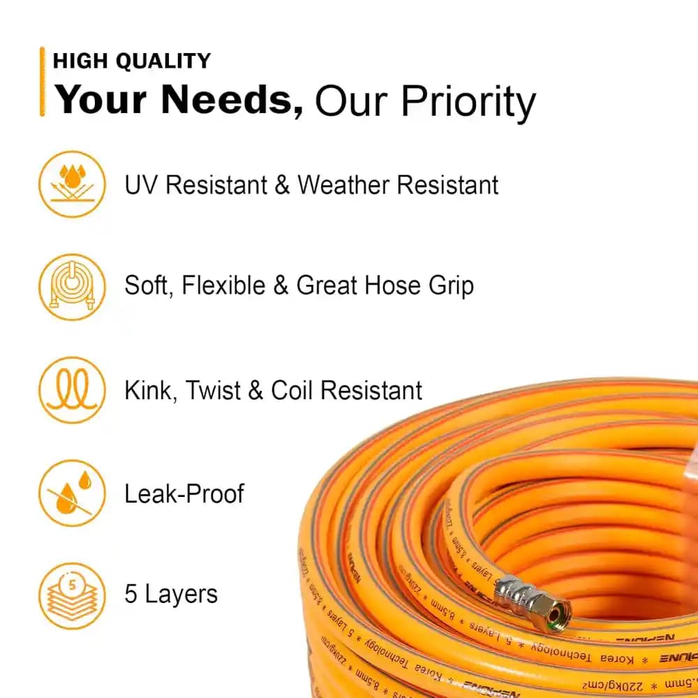 Neptune 8.5mm Hose Pipe - PVC Pressure Pipe 5 Layered, Korean Technology - Image 3