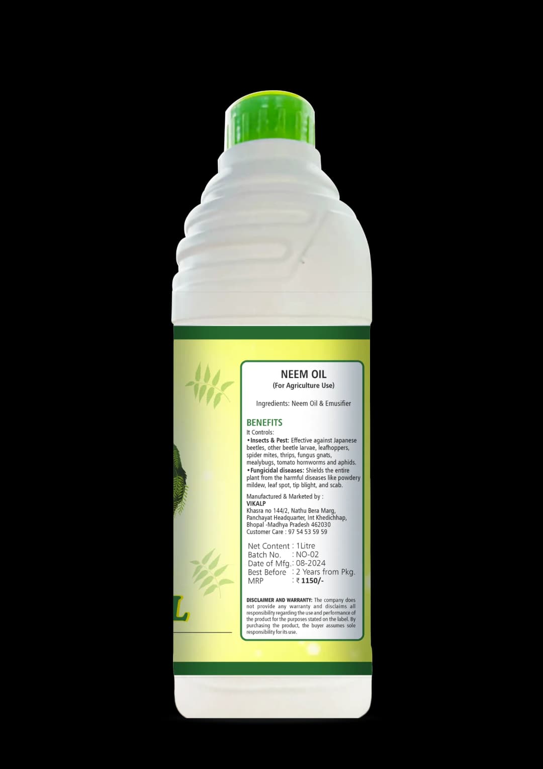 Vikalp Organic Natural Water Soluble Neem Oil 3000 PPM, Enhances Plant Health, Promoting Robust Growth And Vibrant Foliage - Image 3