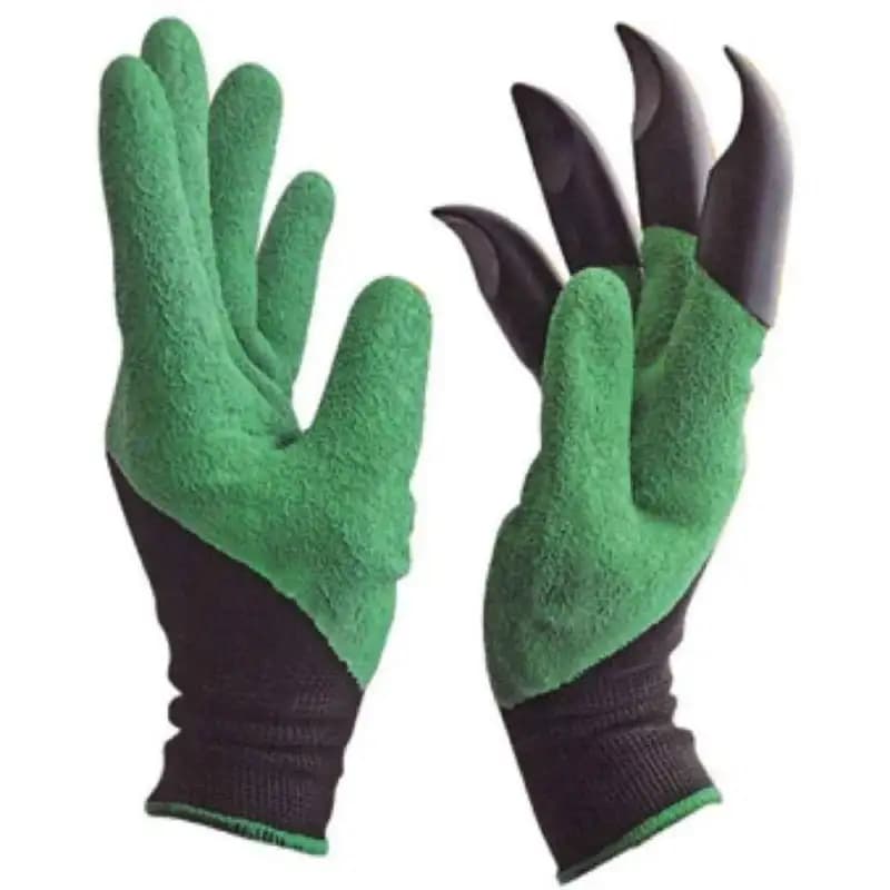 Garden Gloves With Claws, Made From High Density Rubber, Digging & Planting For Agriculture (Mix Color) - Image 5