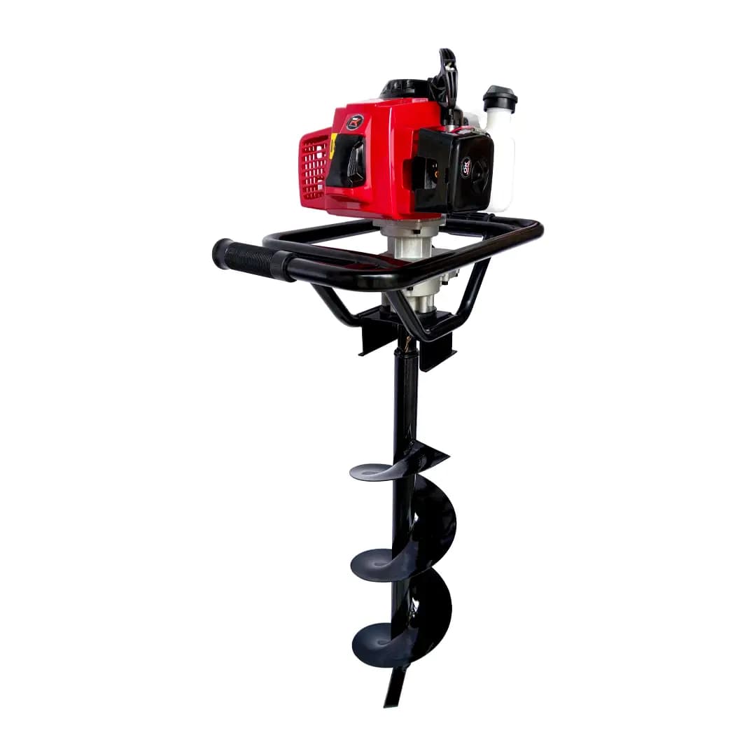 Fenton Krishi FEA-63 2-Stroke 63CC Earth Auger, Petrol Engine With 8 Inchs Bits For Plantation Fuel Grass Trimmer (Manual Feed) - Image 2