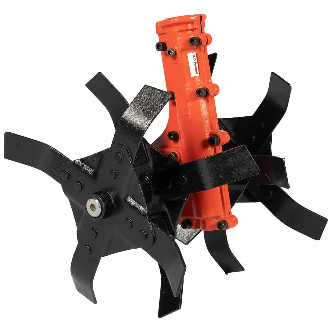 Balwaan Tiller Attachment S Type 26mm for Back Pack Brush Cutters, Weeding In Fruits and Vegetables - Image 2