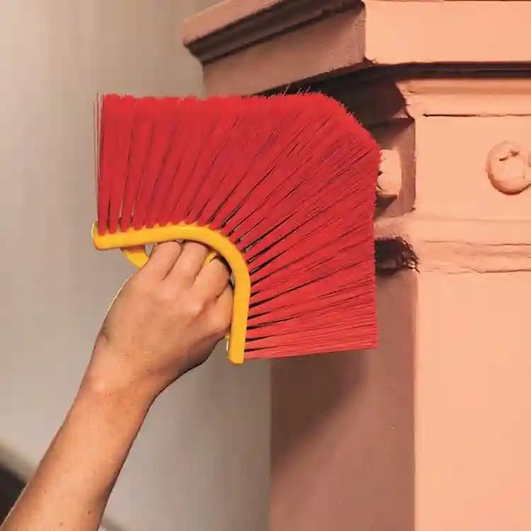 Wolf Garten Angle Broom (BW 25 M), Multi Star Angle Broom without Handle, Plastic Dry Brush - Image 1