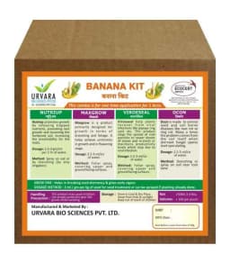 Banana Kit 100% organic products containing 5 products for growth, viral disease control & fungal disease control 1