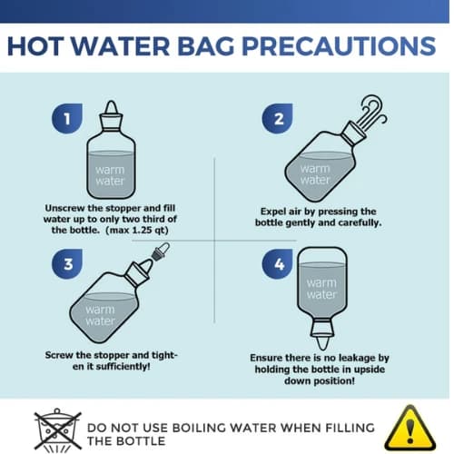 Rubber Hot Water Heating Bag For Pain Relief - Image 4