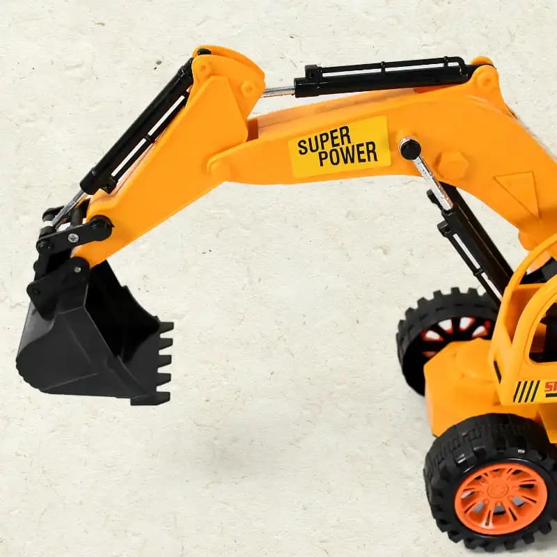 Plastic JCB Construction Toy, Remote Control with Excavator For Kids - Image 4