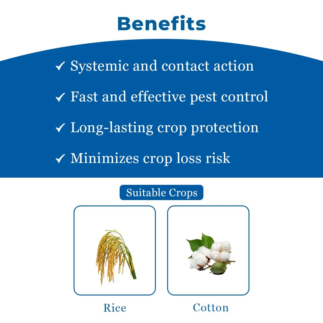 Ju JUPITER-505 Chlorpyriphos 50% + Cypermethrin 5% EC Insecticide, For Managing Broad Range Of Insects In Cotton And Paddy - Image 4