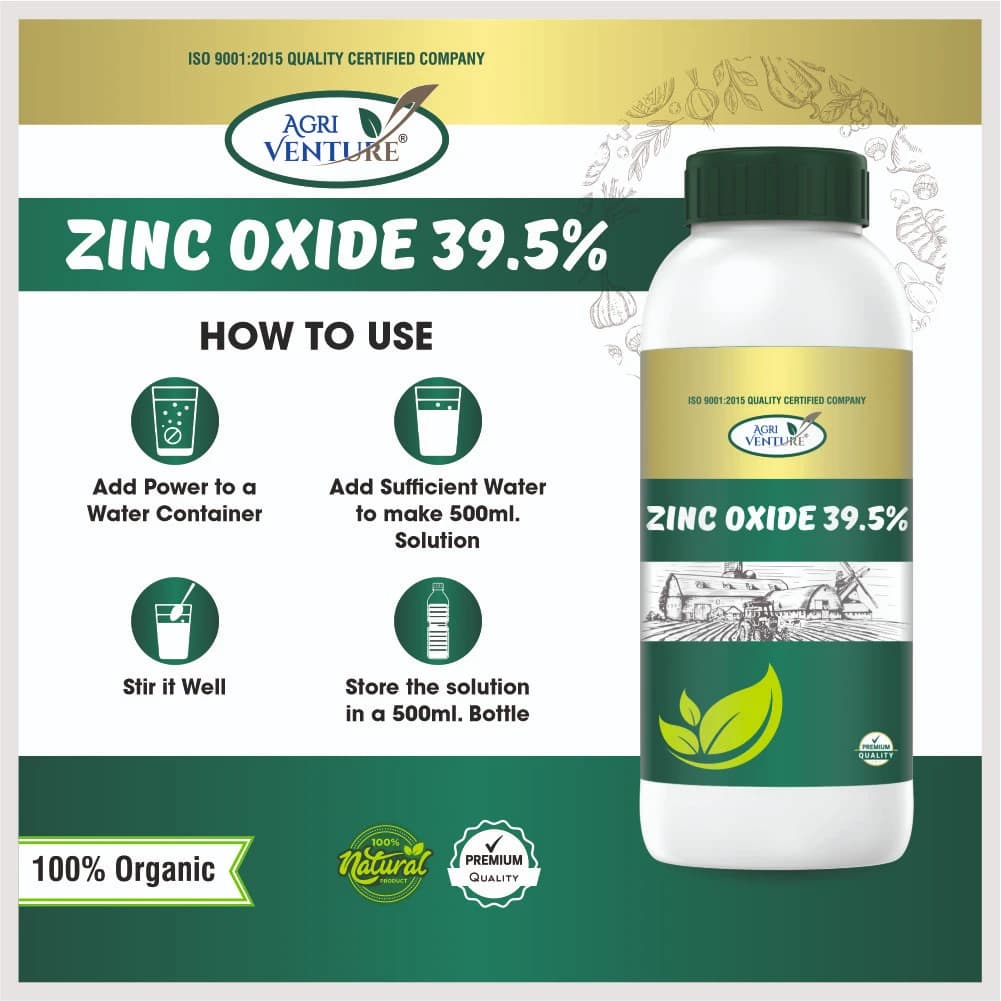 Agriventure Zinc Oxide 39.5%, Use for Foliar Feed To Maintain Or Correct Zinc Levels In Plants. - Image 3
