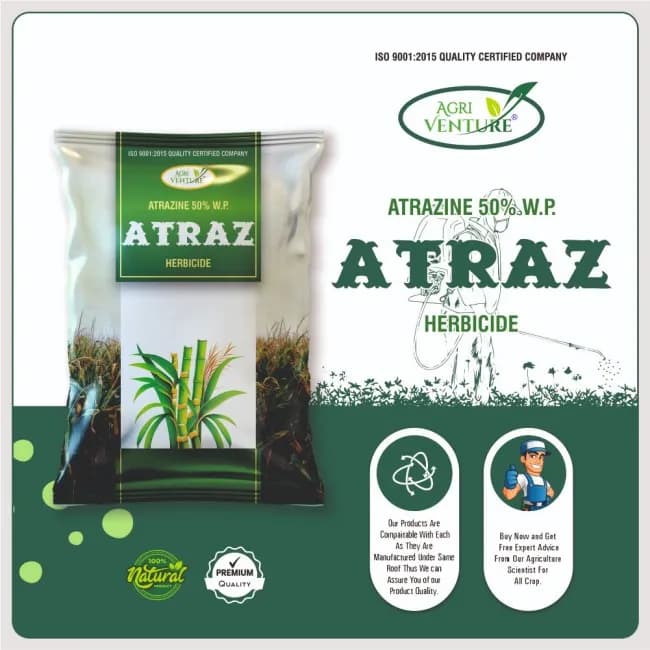 Agriventure Atraz Atrazine 50% WP Herbicide, Use For Corn, Sorghum, And Sugarcane. - Image 2
