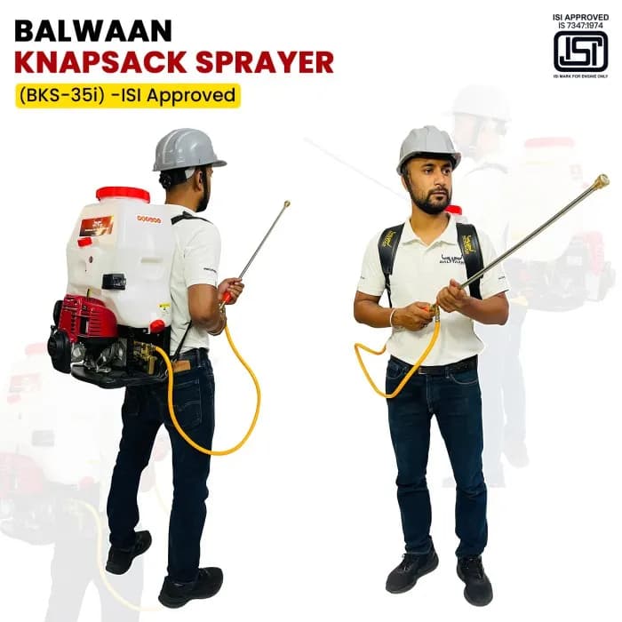 Balwaan BKS 35i ISI Marked 35cc Knapsack Sprayer, Petrol Engine, ISI Engine with 25L Tank Capacity - Image 2