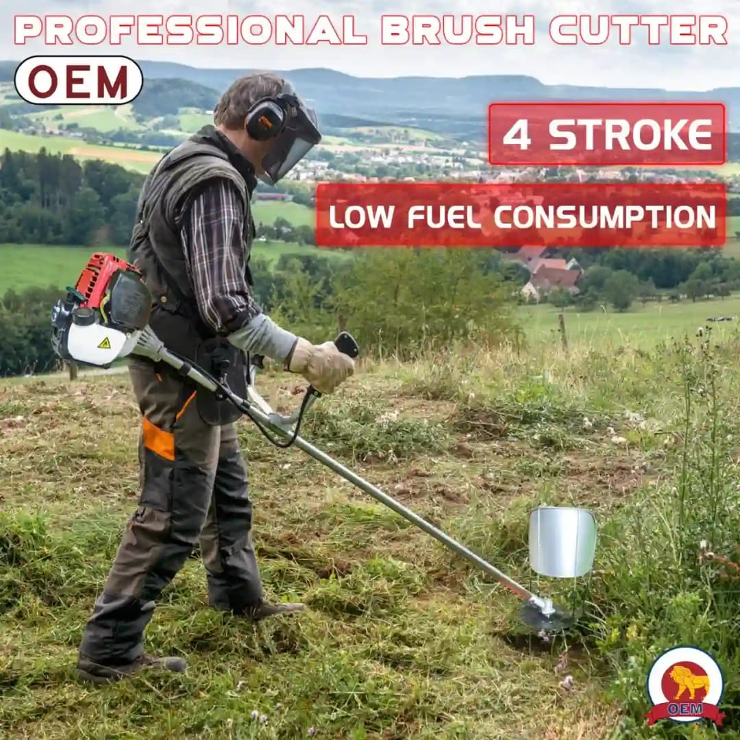 OEM Professional 4 Stroke Brush Cutter With Honda GX35 Type Engine, Side Pack Model - Image 8