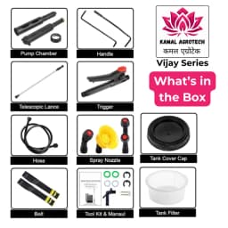 Kamal Agrotech Vijay Series Manual Sprayer, 16 Ltr Tank Capacity, 4 Nozzle Types, For Agriculture & Garden Use 4