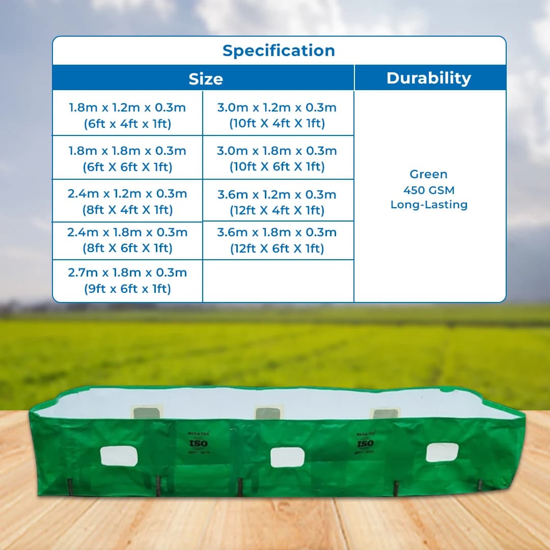 Megatex 450 GSM HDPE Organic Azolla Bed, Made From 100% Virgin HDPE Material - Image 5