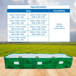 Megatex 450 GSM HDPE Organic Azolla Bed, Made From 100% Virgin HDPE Material 5