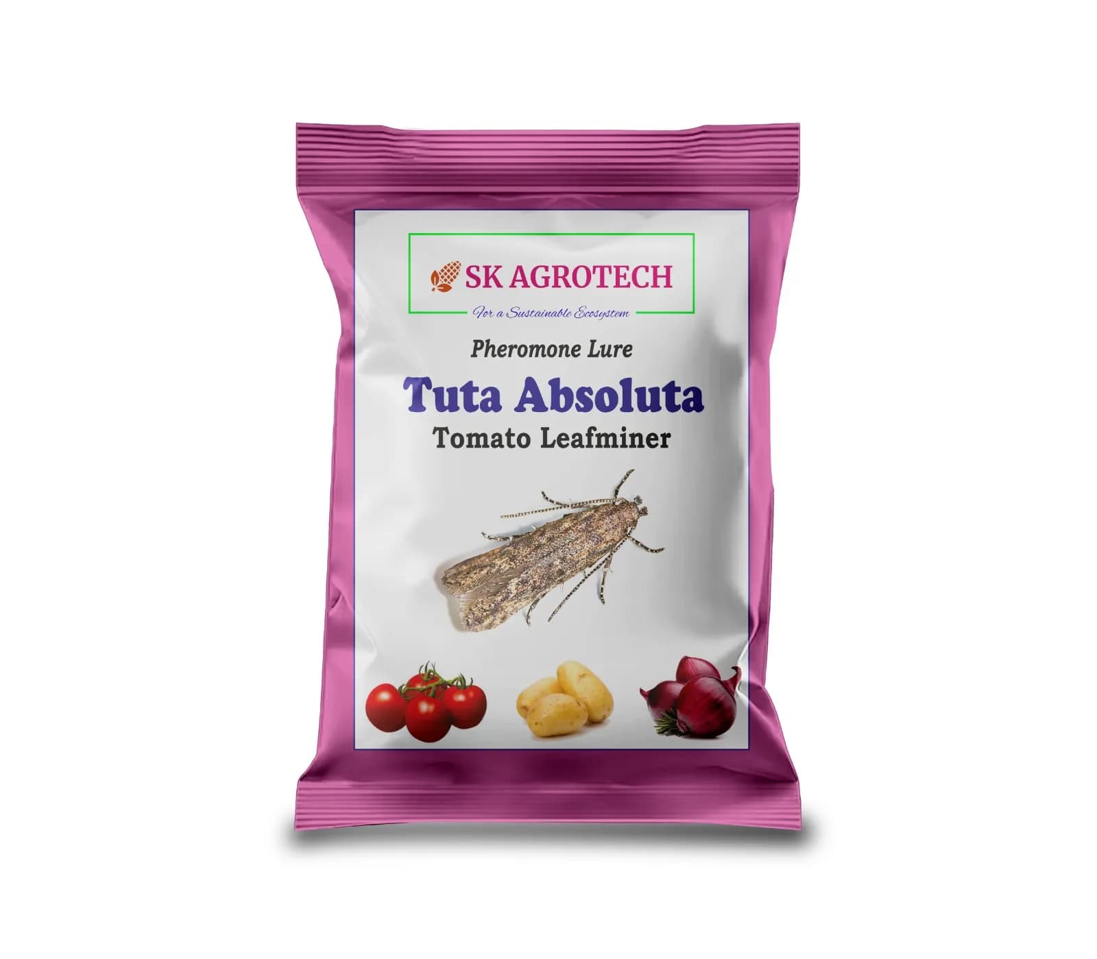 SK Agrotech Tuta Absoluta Tomato Leafminer Pheromone Trap With Lure - Effective Pest Control For Tomatoes - Image 3