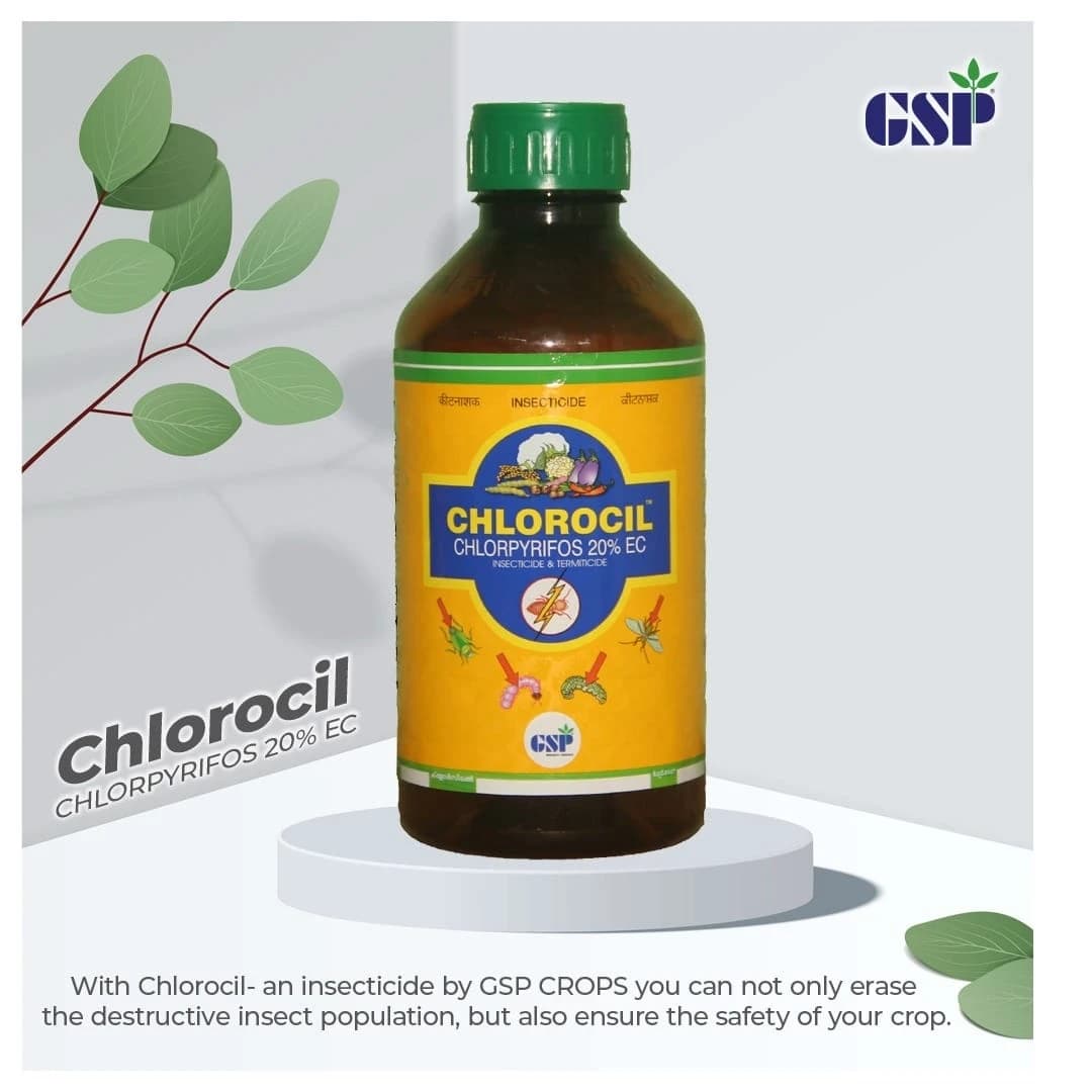 GSP Chlorocil Chlorpyrifos 20% EC Insecticide, Effective Pest Control, Suitable For A Variety Of Crops - Image 2