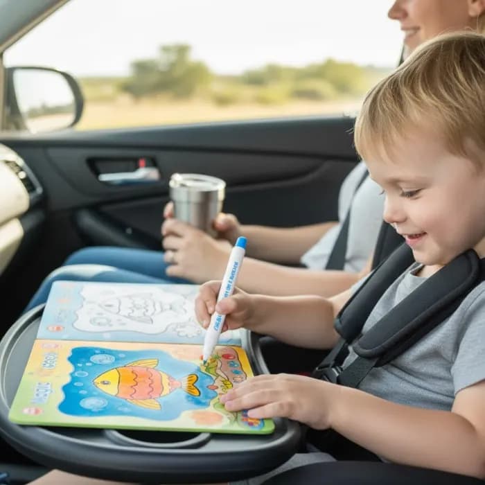 Magic Water Quick Dry Book Water Coloring Book Doodle With Magic Pen Painting Board - Image 11