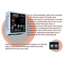 Vahra Fully Automatic Water Level Controller For Single or Dual Tank With Carbon & Magnetic Sensors 6