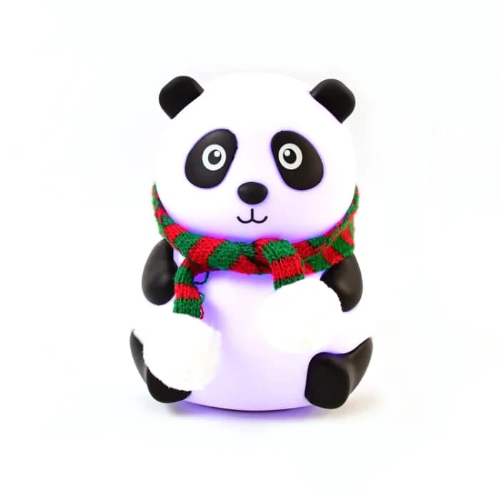 Panda 7 Color LED Silicone Touch Lamp, Rechargeable, Night Light For Kids Room - Image 8