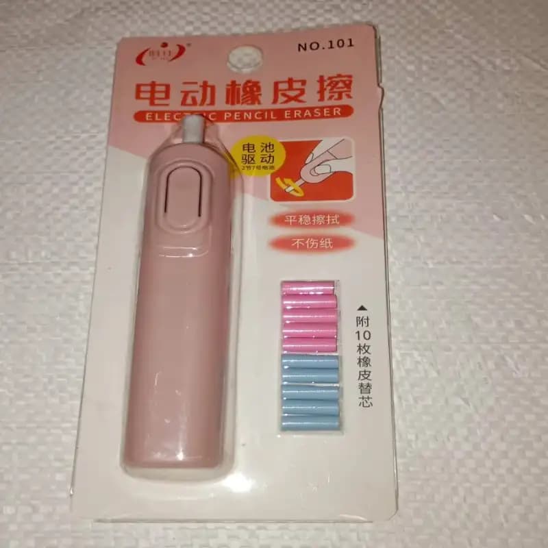 Electric Eraser Kit, Automatic Battery Operated Pencil Eraser - 10 Refills (Battery Not Included) - Image 8