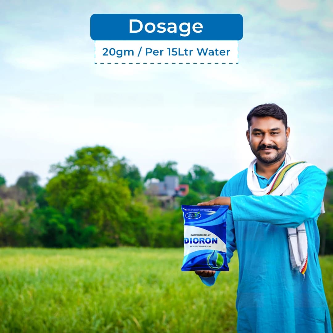 Agriventure Dioron ( Diafenthiuron 50% Wp ) For All Vegetables, Broad Spectrum Insecticide For Control Of Whiteflies And Mites - Image 5