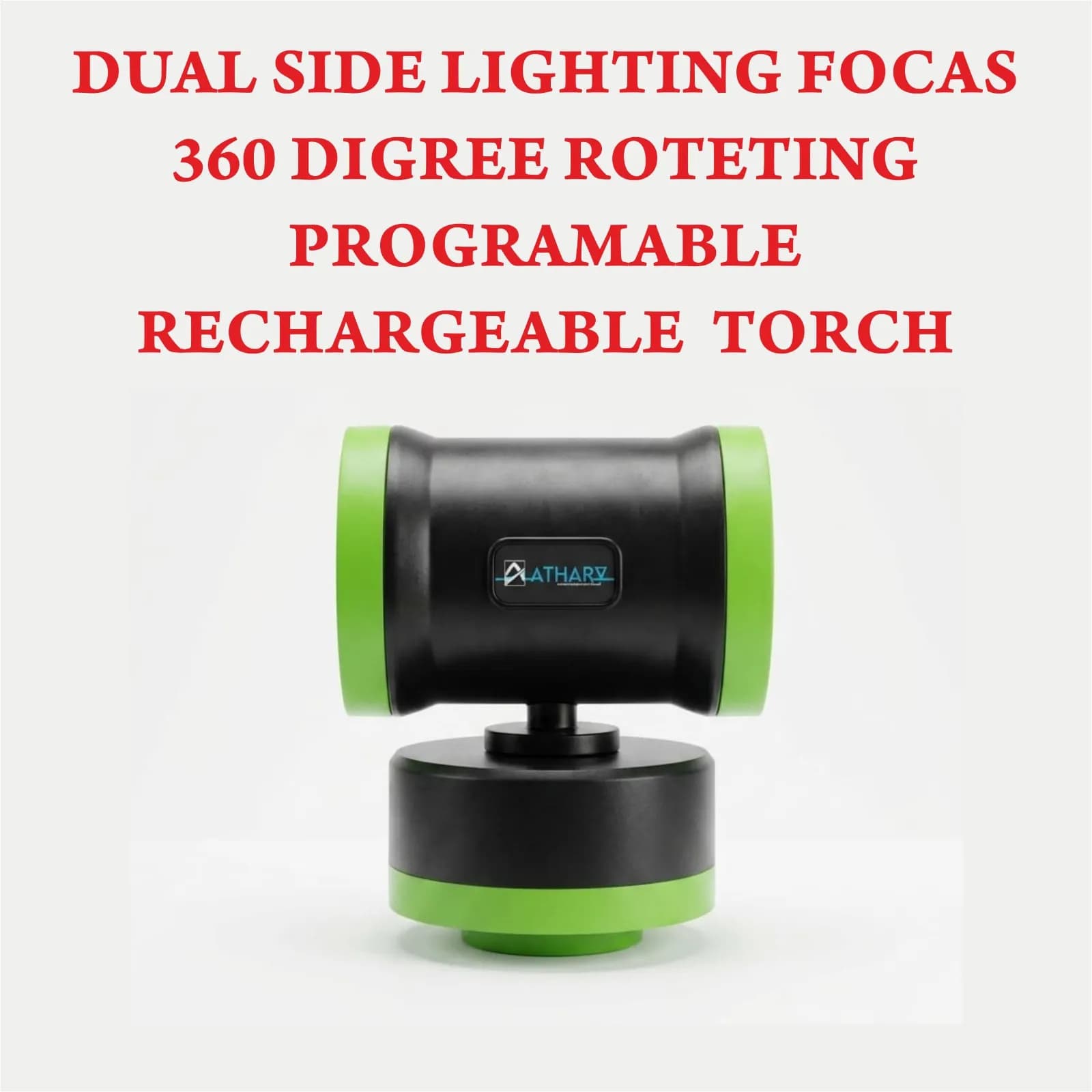 Radhe Agri Athar Dual Side Rechargeable Rotating LED Torch Light 200W - Image 4