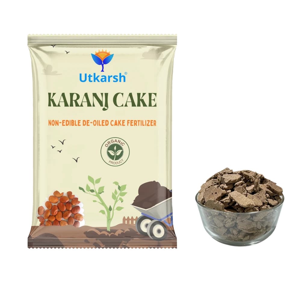 Utkarsh Karanj Cake Organic Fertilizer, Natural Soil Amendment And Improves Crops Immunity - Image 2