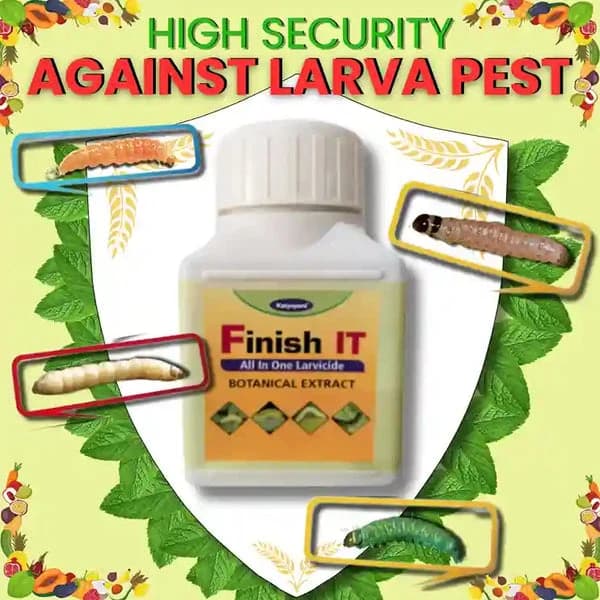 Katyayani Finish It Insecticide, Control For Cabbage Butterfly, Armyworm, Natural Larvicide For Crops (All In One Larvicide) - Image 3
