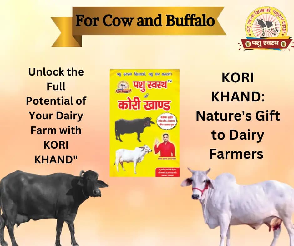 PASHU SVASTH KORI KHAND, Herbal Cooling Booster For Cattle And Buffaloes, Designed To Cool Cattle During Hot Weather, Increase Milk Production - Image 2