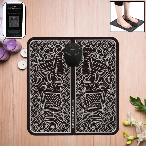 EMS Electric Foot Massager, Portable Circulation Stimulator - 8 Modes - Image 9