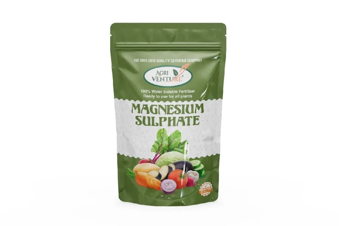 Agriventure Magnesium Sulphate 9.5%, Imported 100% Water Soluble Fertilizer, Increases Greenness and Ultimately Results in Yield and Crop Quality
