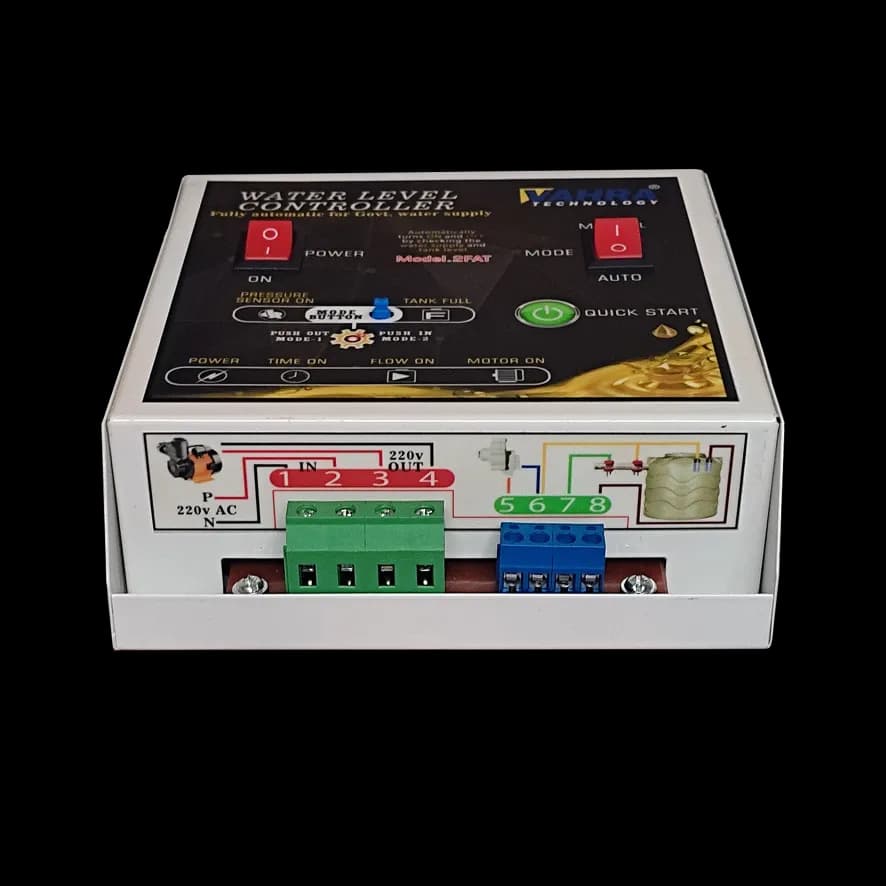 Vahra Fully Automatic Water Level Controller (For Govt Water Supply) With Pipe Sensor, Pressure Sensor & Tank Sensor (2FAT) - Image 4