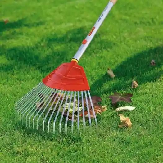 वुल्फ गार्टन लॉन रेक (यूएफ-एम) 50 सेमी, स्प्रिंग स्टील लॉन रेक, प्रीमियम गुणवत्ता