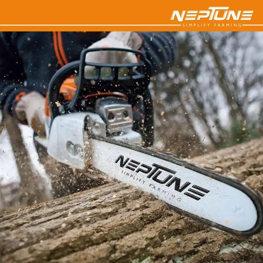 Neptune CS-58M Chain Saw Heavy Duty Powerful Magnesium Body, 58CC, 2 Stroke Petrol, 22inch Blade, Professional Cutting Trees, Garden, Agriculture - Image 8